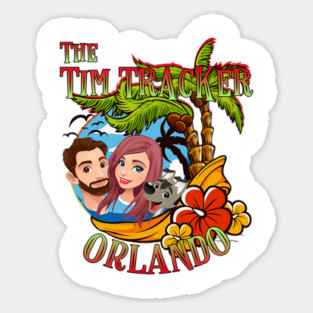 The Tim Tracker Orlando Style Youtube Tee Sticker