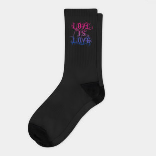 Love is Love - Bisexual Pride Socks