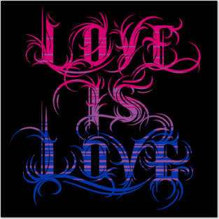 Love is Love - Bisexual Pride Posters and Art