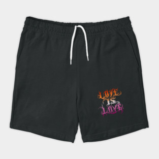 Love is Love - Lesbian Pride Shorts