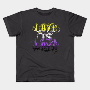 Love is Love - Nonbinary Pride Kids T-Shirt