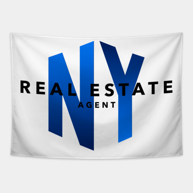 New York Real Estate Agent Tapestry by REG