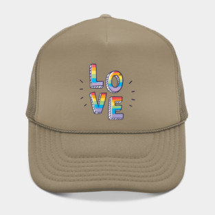 Love is love. Rainbow pride Hat