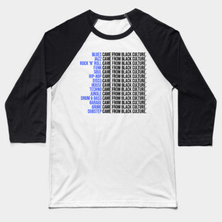 Black Culture Baseball T-Shirt