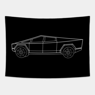 Cybertruck Legacy II Tapestry