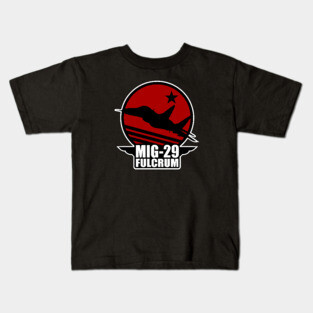 Mig-29 Fulcrum Patch Kids T-Shirt