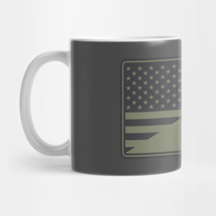 F-15 Eagle US Flag Patch (subdued) Mug