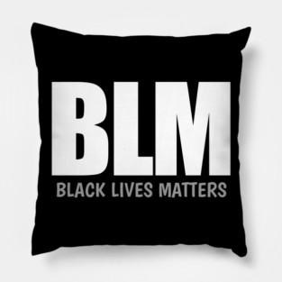 Blm face mask Pillow
