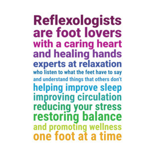 Reflexologists are foot lovers (colorful) T-Shirt
