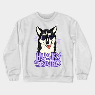 HUSKY SQUAD (black) Crewneck Sweatshirt