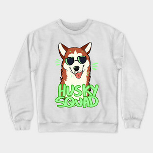 HUSKY SQUAD (red) Crewneck Sweatshirt