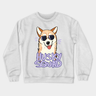 HUSKY SQUAD (light red) Crewneck Sweatshirt