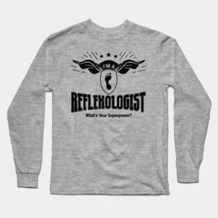 Reflexologist Superhero Long Sleeve T-Shirt