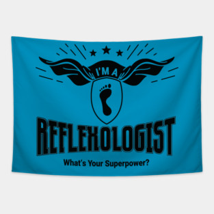Reflexologist Superhero Tapestry