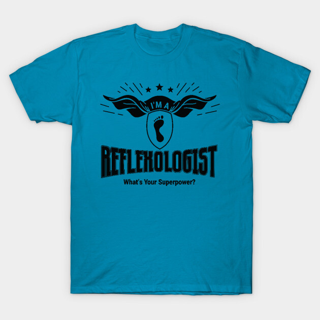 Reflexologist Superhero T-Shirt by Balanceandharmonyforreflexologists