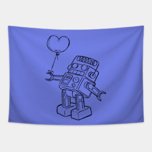 LOVEBOT line Tapestry