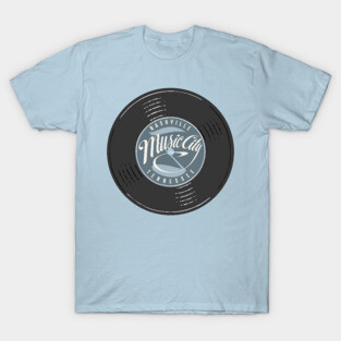 Nashville Music City Tennessee Vinyl Vintage T-Shirt