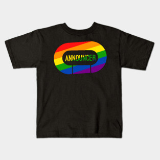 Derby Announcer Pride Kids T-Shirt