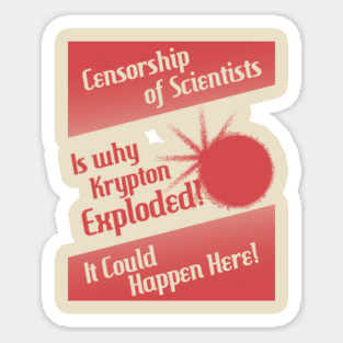 Censorship of Scientists Sticker