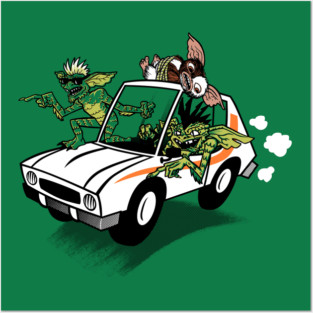 Gremlins in a Gremlin Posters and Art