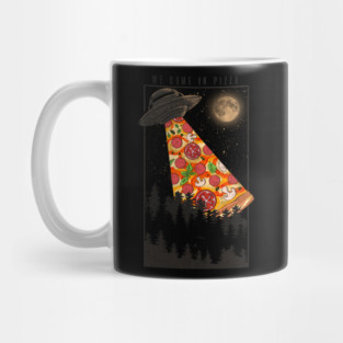 We Come In Pizza Mug