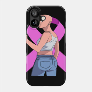 Breast Cancer Fighter Pink Ribbon Phone Case