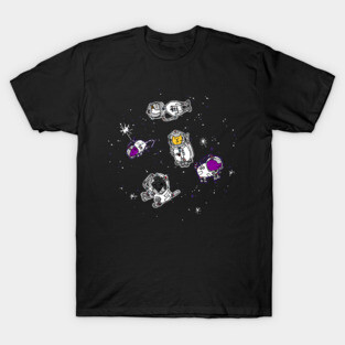 Scifi Space Crew 2420 Out There in Space T-Shirt