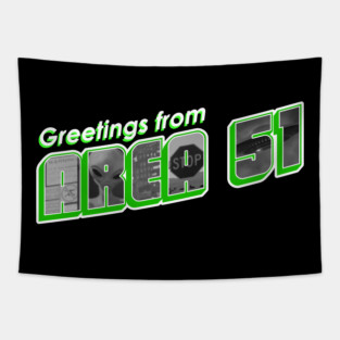 Visit Area 51 Tapestry