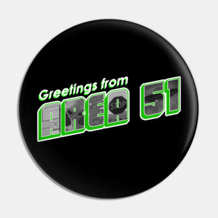 Visit Area 51 Pin