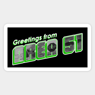 Visit Area 51 Sticker