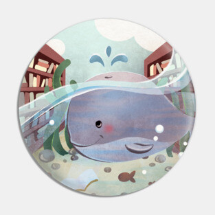 UNDERWATER LIBRARY Pin