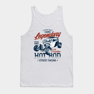 Hot Rod Street Racing Los Angeles Tank Top