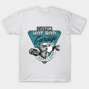 Custom Hot Rod Garage 1981 T-Shirt