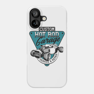 Custom Hot Rod Garage 1981 Phone Case