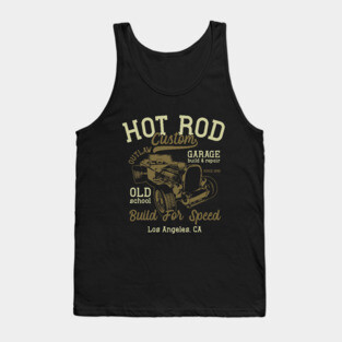 Custom Outlaw Hot Rod 1983 Tank Top