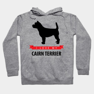 I Love My Cairn Terrier Hoodie