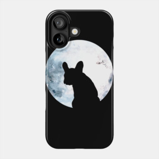 French Bulldog and moon Phone Case