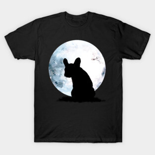 French Bulldog and moon T-Shirt