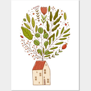 Plant House Posters and Art