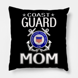 Proud Coast Guard Mom - Coast Guard Day Pillow