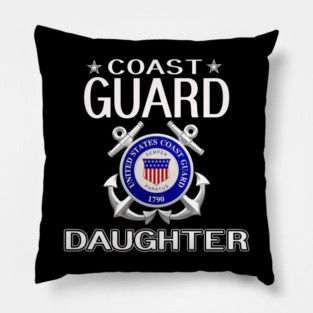 Coast Guard Daughter - Coast Guard Day Pillow