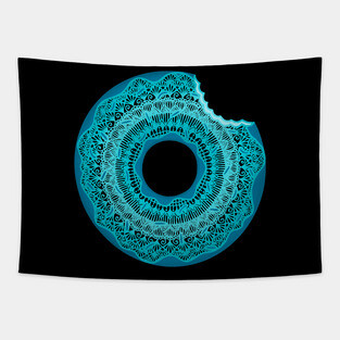 Mandala Donut Tapestry