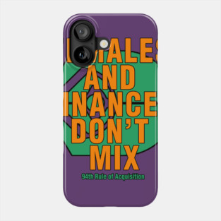 Star Trek: Rules Of Acquisition #94 T-Shirt Phone Case