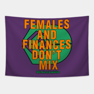 Star Trek: Rules Of Acquisition #94 T-Shirt Tapestry