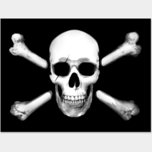 Skull and Crossbones Posters and Art