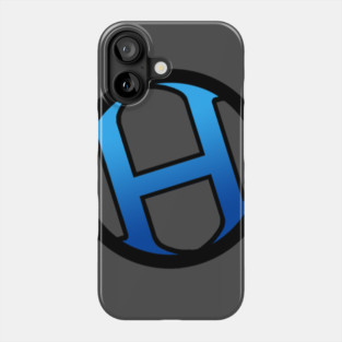 logo blue Phone Case