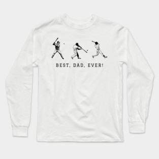 best softball dad ever Long Sleeve T-Shirt