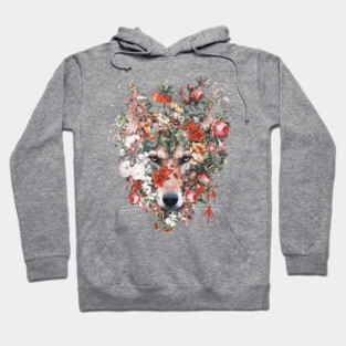 Flower wolf Hoodie