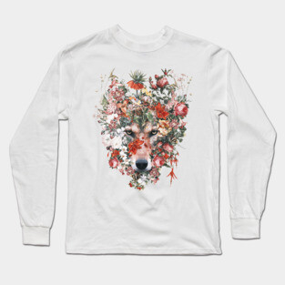 Flower wolf Long Sleeve T-Shirt