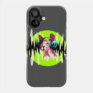 Psychedelic Sphynx Cat Phone Case